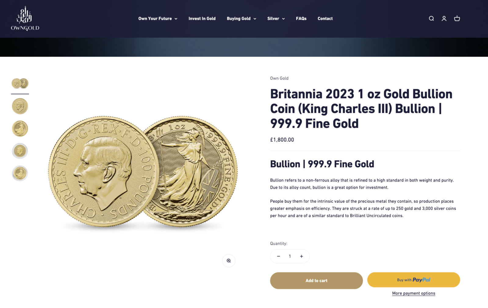 Your Trusted Source for Gold Coins and Bullions
