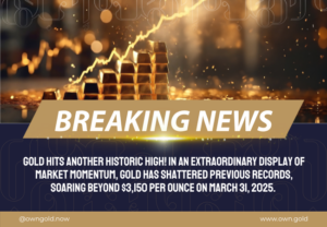 Gold prices: breaking news